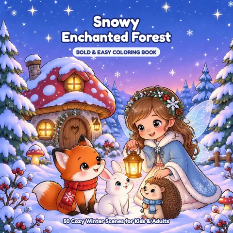 Cover of Snowy Enchanted Forest